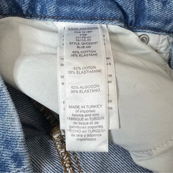 Good American Good Vintage Clean Seams High Rise Straight Leg Jeans 12/31 NWT - Picture 11 of 14